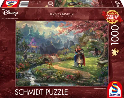 Produktbild von Schmidt Spiele Puzzle Thomas Kinkade, Disney, Mulan, 1000 Teile