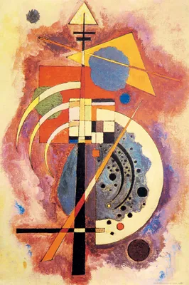 Obrázek produktu pro Wassily Kandinsky umělecký obraz - Hommage An Grohmann, 1926 (120 x 80 cm)