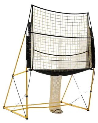 Image de Filet de volley-ball, réglable en hauteur, équipement d'entraînement durable, de couleur jaune