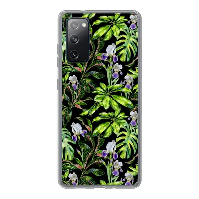 Produktbild von MuchoWow® Handyhülle Schutzhülle Hülle für Samsung Galaxy S20 FE Blume - Blätter - Muster Silikon Softcase Handy Hülle - Abdeckung