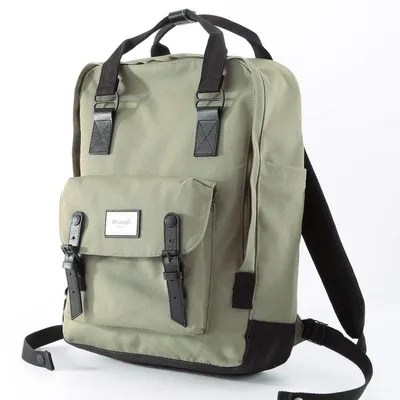 Produktbild von Himawari HM1010 Rucksack Laptop Vintage Grün