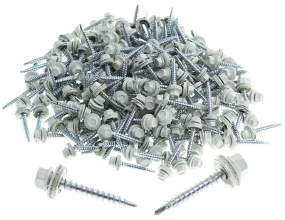 Produktbild von Marcopol Farmerschrauben Selbstbohrend 4,8x35mm RAL 9002 Weiß