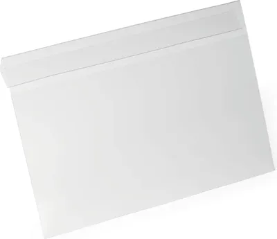 Obrázek produktu pro DURABLE Pouzdro na etikety záv?sné HARD COVER A4 na ší?ku, transparentní, 116319, 10 ks