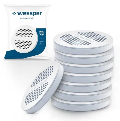 Wasserfilter MicroDisc 8er-Pack – Aktivkohle, Chlorreduktion