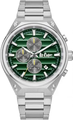 Produktbild von Herrenuhr LEE COOPER LC08026.370 in grüner Mode als Geschenk.