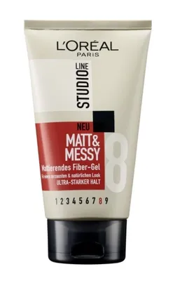 Image de L'Oreal, Paris Studio Line Matt & Messy, Gel coiffant, 150 ml (PRODUIT D'ALLEMAGNE)