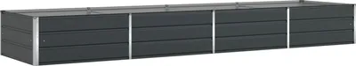 Obrázek produktu pro vidaXL Květináč antracitový 385 x 100 x 45 cm pozinkovaná ocel