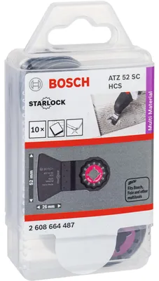 Produktbild von HCS Schaber ATZ 52 SC, biegesteif, 52 x 26 mm, 10er-Pack