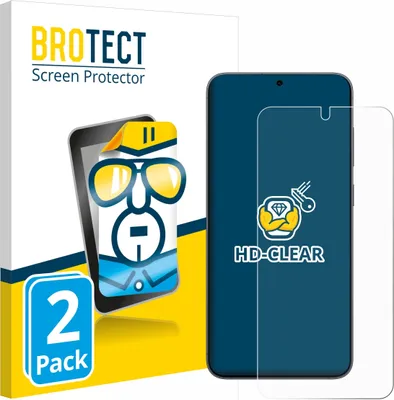 A product package for screen protectors, featuring a cartoon character and the product itself.