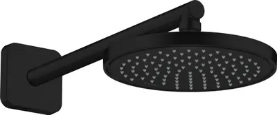 Produktbild von Hansgrohe Kopfbrause 220 1jet EcoSmart Axor mattschwarz, 35383670