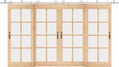 Immagine prodotto di Kit Binari Porta Scorrevole 400 cm Acciaio Inossidabile Argento