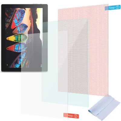 Produktbild von Schutzfolie für Lenovo Tab10 TB X103F 2x Displayschutz Displayfolie Universal