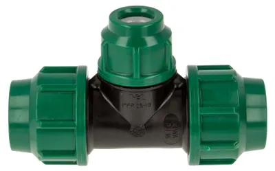 Produktbild von VDL PP-Klemmkupplung T-Stück reduziert Ø 25 x 16 x 25 mm - DVGW zugelassen