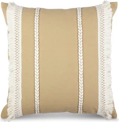 Image de Housse de coussin décorative Coussin de canapé BOHO 1 beige 45x45