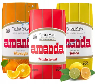 Zdjęcie produktu dla Zestaw Yerba Mate Amanda 3x500g 1,5kg (MIX - SMAKÓW)