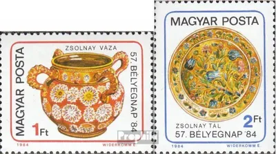 Produktbild von Briefmarken Ungarn 1984 Mi 3694A-3695A (kompl.Ausg.) postfrisch Tag der Briefmarke
