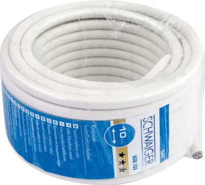 Produktbild von Schwaiger KOX13510 052, 10 m, Weiß