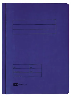 Produktbild von ELBA Doppelhefter 2 gegeneinanderl. Heftfalzen blau 100421220