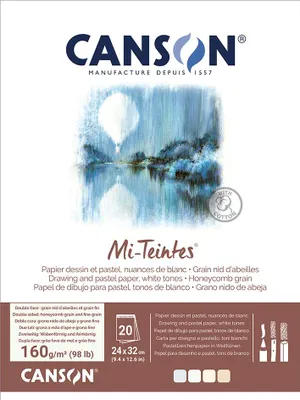 Obrázek produktu pro CANSON C503208001 CANSON kreslicí papír Mi-Teintes, v bloku, 320 x 410 mm
