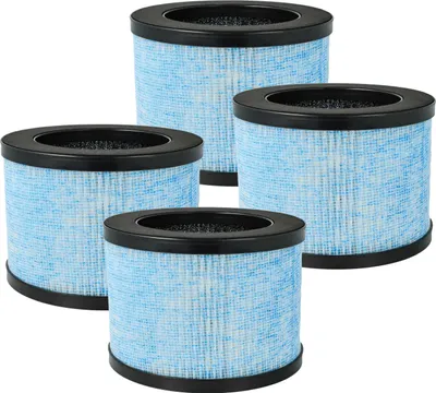 Produktbild von vhbw 4x H13 Filter kompatibel mit Alrocket JH01 Luftreiniger - Ersatz-Filter mit integriertem Aktivkohle-Filter