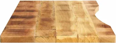 Produktbild von vidaXL Schreibtischplatte mit Aussparung 160x50x2,5cm Massivholz Mango