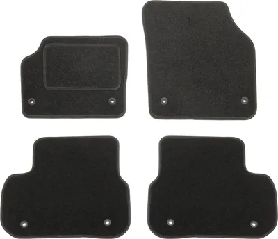 Image de Tapis De Sol Noir Velours Pour Land Rover Discovery Sport 2015-2019 4pcs, Ajustement précis, Base Antidérapante, Renforcée dans la Zone de la Pédale