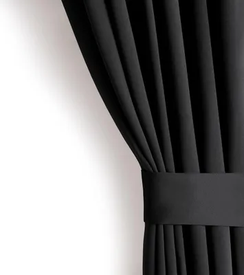Produktbild von Vorhang Blackout mit Ösen Aufhängung-140x245cm (B x H)Schwarz