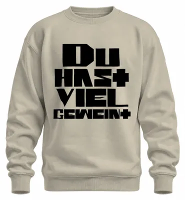 Productafbeelding van Je hebt veel gehuild, sarcastisch, ironisch, retro, uni, sweatshirt, trui, natuur, XXL