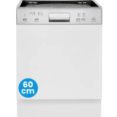 Produktbild von Bomann Geschirrspüler 60cm, teilintegrierte Ausführung, sehr leise, automatische Türöffnung, inkl. Aquastop, 40°-65°C, 6 Programme - GSPE 7423 TI