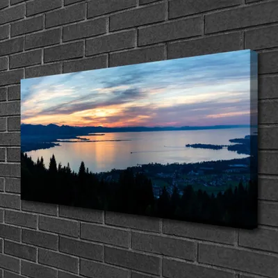Produktbild von Tulup Leinwand-Bilder 100x50 Wandbild Canvas Kunstdruck Meer Strand Landschaft