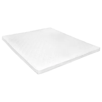 Image de vidaXL Surmatelas 140 x 200 cm Mousse froide profilé œuf 6 cm