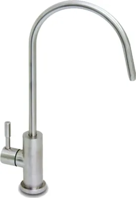 Produktbild von BieTal® 1-Wege C-Auslauf Wasserhahn Elegance aus Edelstahl matt gebürstet