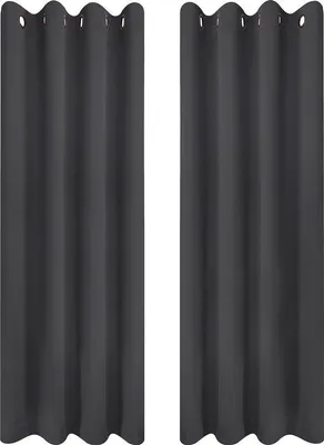 Produktbild von Blackout Vorhänge 2 Paneele - 140x245 cm, Grau