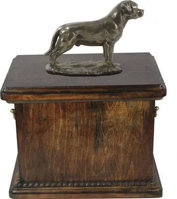 Zdjęcie produktu dla Rottweiler II - urna na prochy psa, urna ze statuetką, elegancka urna w klasycznym stylu marki Art-Dog