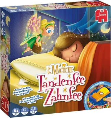 Produktbild von Jumbo Die magische Zahnfee, Kartenspiel, Glücksspiel, 4 Jahr(e), 15 min, Familienspiel