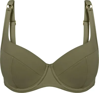Produktbild von Triumph Damen Bügel-Bikini-Top Summer Twist - SAGE GREEN - Größe 40 C