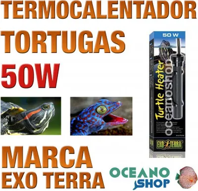 Immagine prodotto di Riscaldatore D'acqua Per Tartarughe E Rettili Acquatici 50W Exo Terra