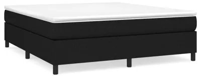 Obrázek produktu pro vidaXL Box spring bed frame black 180x200 cm fabric