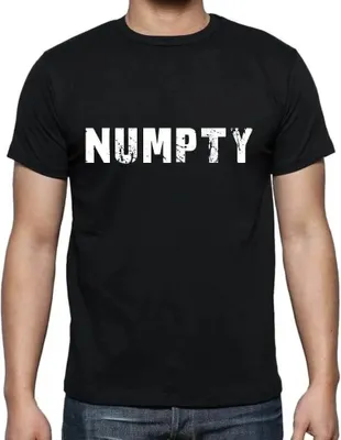 Produktbild von Herren Grafik T-Shirt Numpty Öko-Verantwortlich Vintage Jahrgang Kurzarm Lustige Druck Geburtstag Geschenk Mann