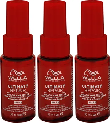 Produktbild von Wella Ultimate Repair Miracle Hair Rescue 3 x 30 ml Feuchtigkeitsspray Set