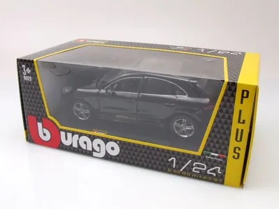 Image de Porsche Macan 2014 noir Modèle réduit 1:24 Burago