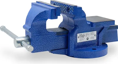 Produktbild von CCLIFE Schraubstock 100 125mm Spannweit für Werkbank Feststehend Parallelschraubstock, Modell:100mm