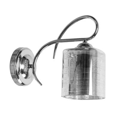 Obrázok produktu pre Nástenné moderné osvetlenie ITALO - 1xE27, 40W, chrómované / strieborné