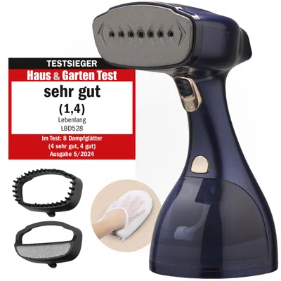 Produktbild von LEBENLANG Steamer Dampfglätter  - 1500W & 300ml I Rosa