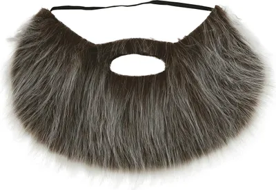 Produktbild von Pirat Mittelalter Kostüm Bart Zubehör Fasching Extravagant Mystisch Historisch Abenteuer Party Accessoire Einzigartig Fasnacht Märchen, Farbe: Grau