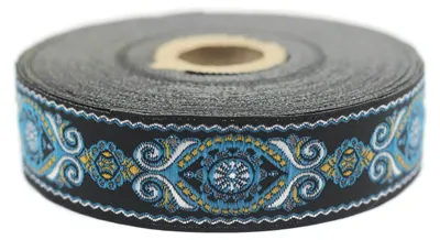 Produktbild von Jacquard-Stoff mit geometrischen Mustern, geeignet zum Nähen