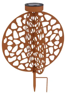 Produktbild von LED Solarleuchte, rost, Erdspieß, H 30 cm