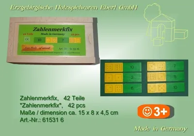 Produktbild von Ebert 615316 Zahlenmerkfix