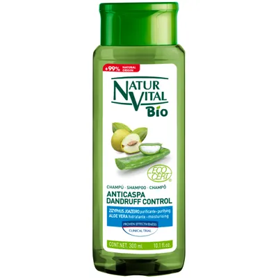 Obrázek produktu pro NaturVital BIO šampon proti lupům s aloe vera, 300ml