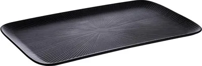 Produktbild von APS 85067 GN 1/1 Tablett NERO, 53 x 32,5 cm, Höhe 2,5 cm, Melamin, schwarz